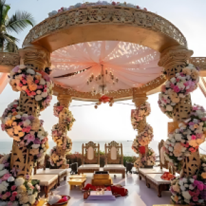 Traditional Mandap Setup